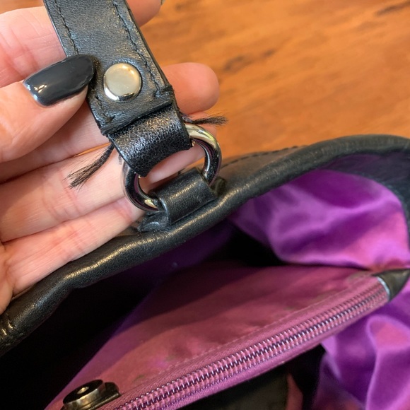 Spacious Black Coach Purse - Picture 6 of 8